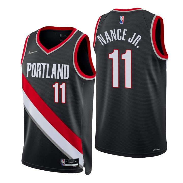 Portland Trail Blazers Larry Nance Jr. 75th Anniversary Basketball Jersey