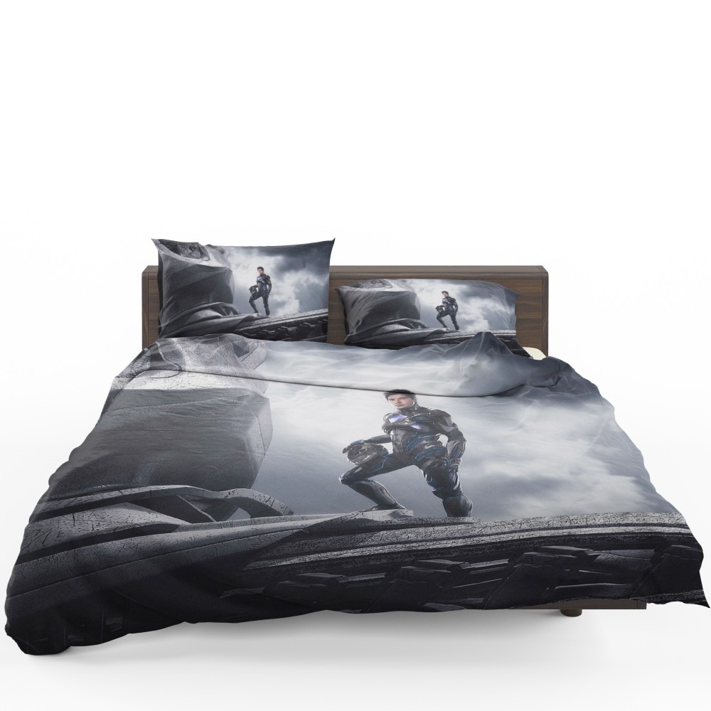 Power Rangers 2017 Movie Black Ranger Zack Taylor Zord Bedding Set - Custom Bedding Set