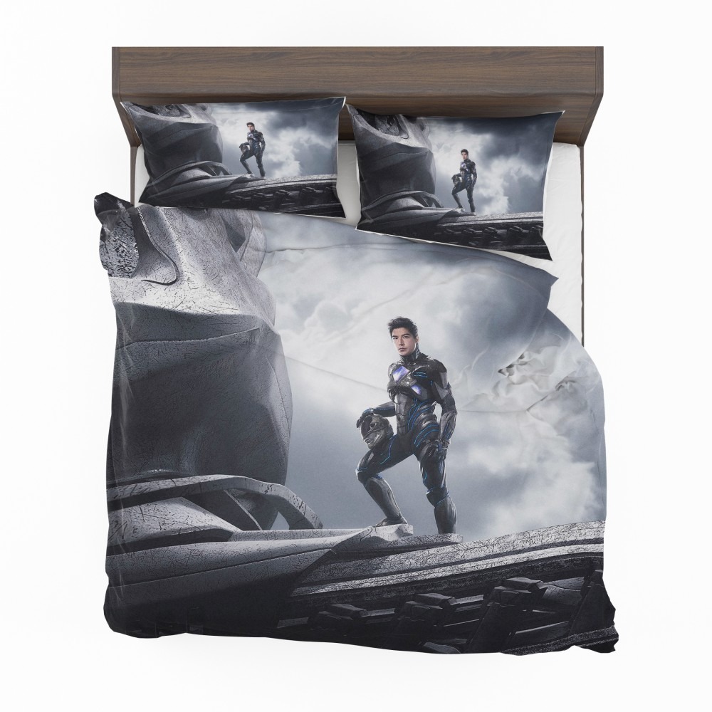 Alternative view of Power Rangers 2017 Movie Black Ranger Zack Taylor Zord Bedding Set - Custom Bedding Set