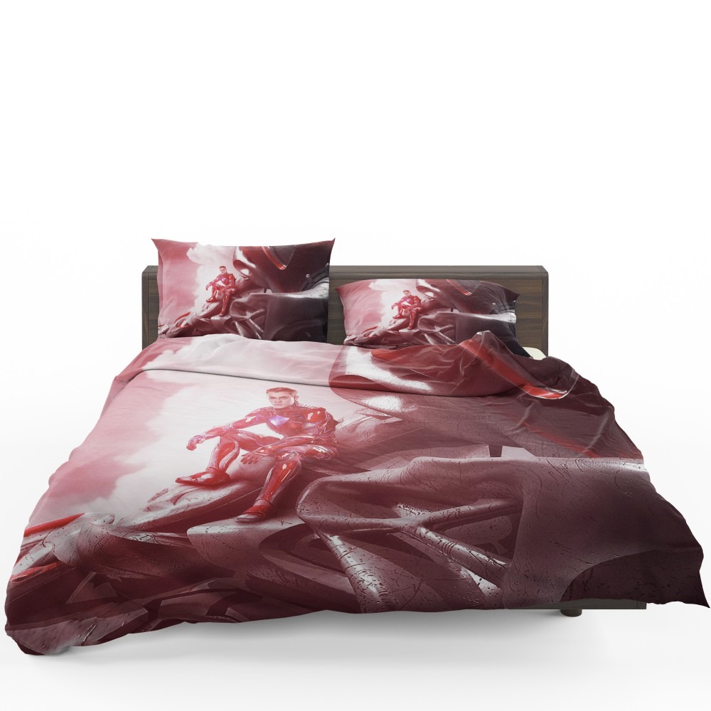 Power Rangers 2017 Movie Jason Lee Scott Red Ranger Zord Bedding Set - Custom Bedding Set