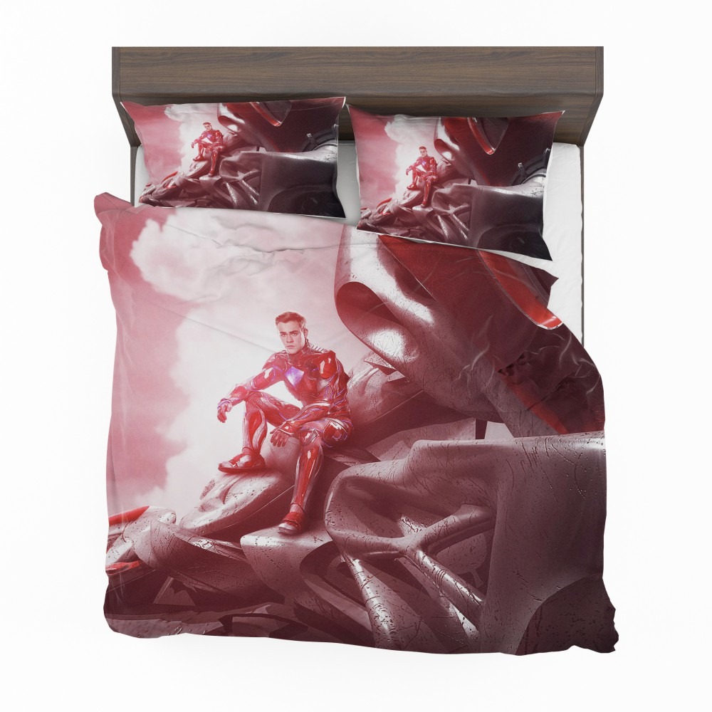 Alternative view of Power Rangers 2017 Movie Jason Lee Scott Red Ranger Zord Bedding Set - Custom Bedding Set