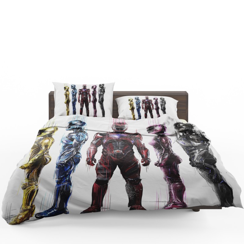 Power Rangers 5 Movie Bed In A Bag Set - Custom Bedding Set