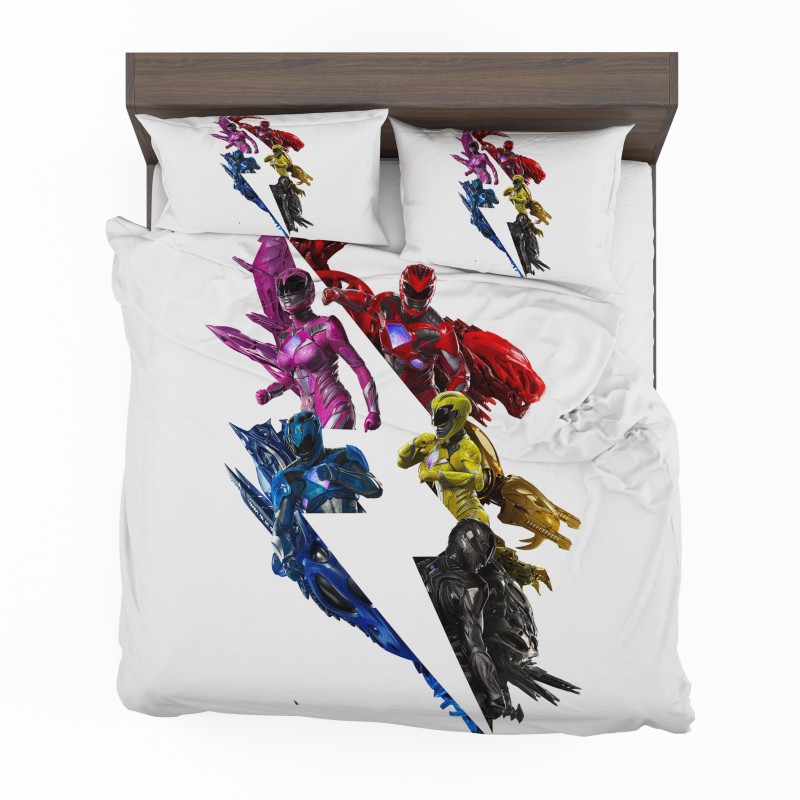 Alternative view of Power Rangers 5 Movie Duvet Cover Set - Custom Bedding Set