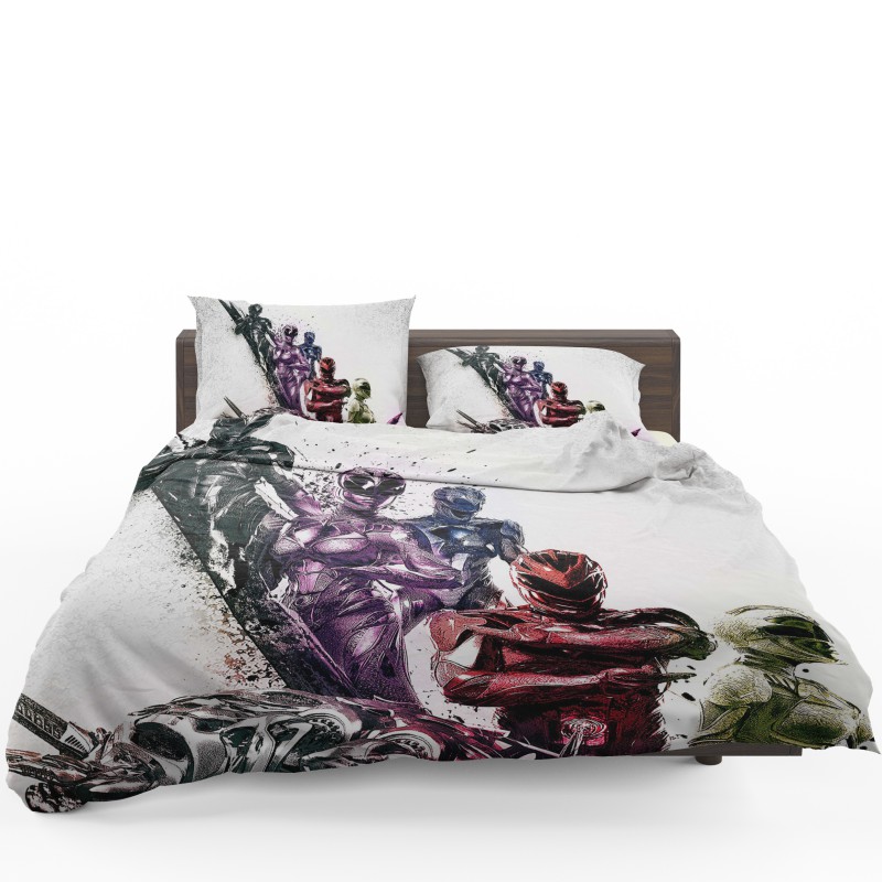 Power Rangers 5 Movie Themed Bed Linen Set - Custom Bedding Set