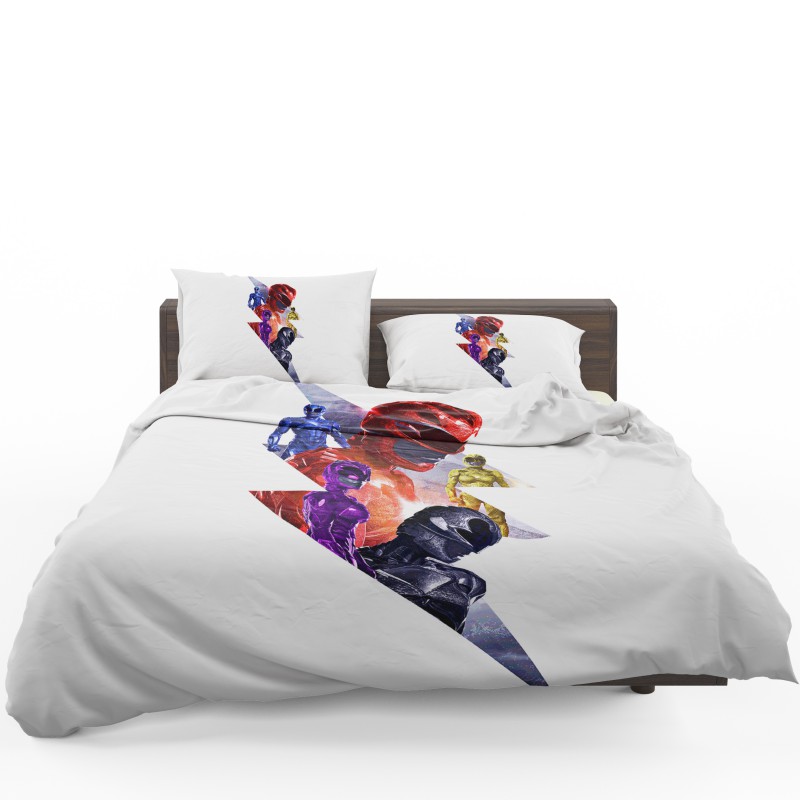 Power Rangers 5 Movie Themed Comforter Set - Custom Bedding Set