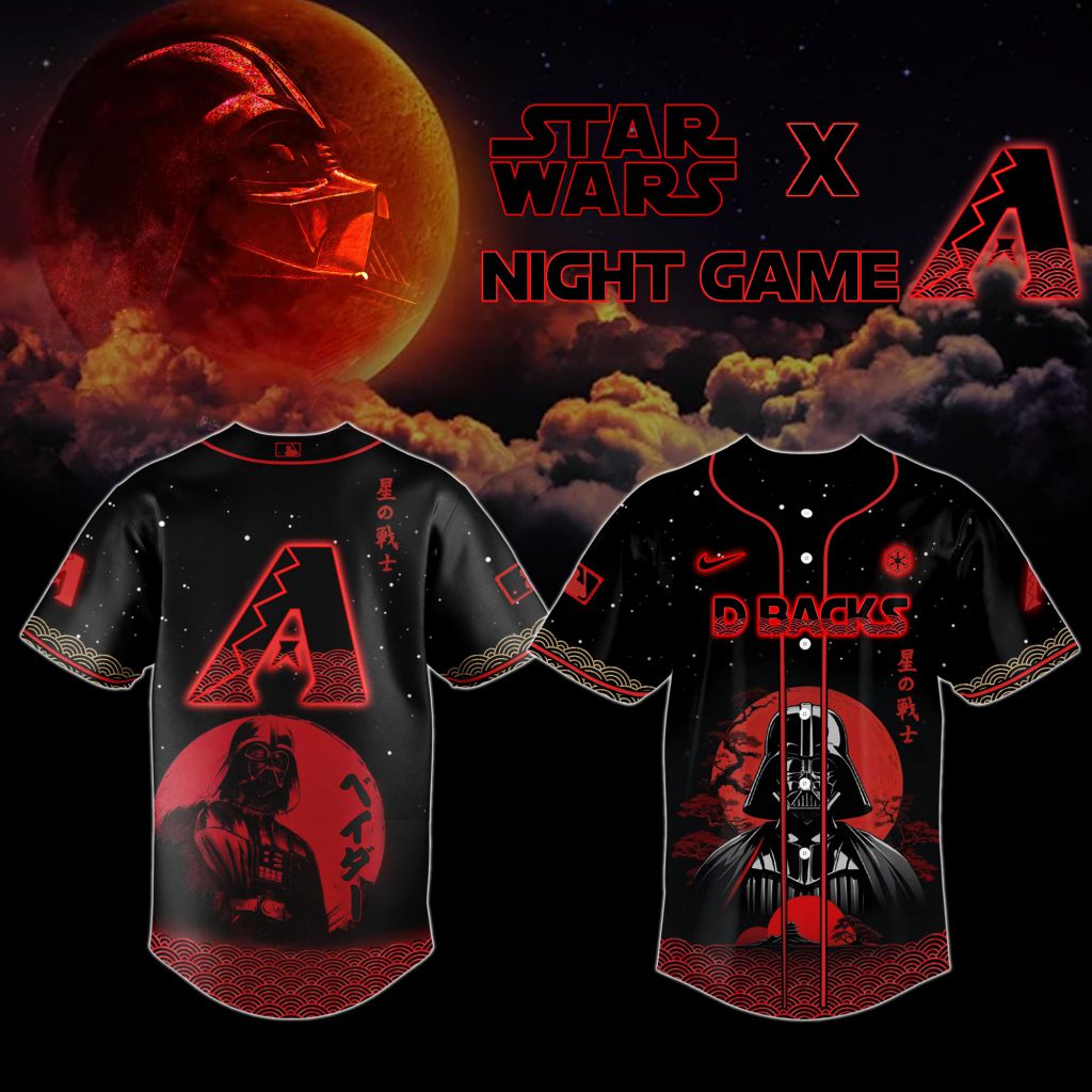 Premium Mlb Arizona Diamondbacks X Star Wars Custom Baseball Jersey