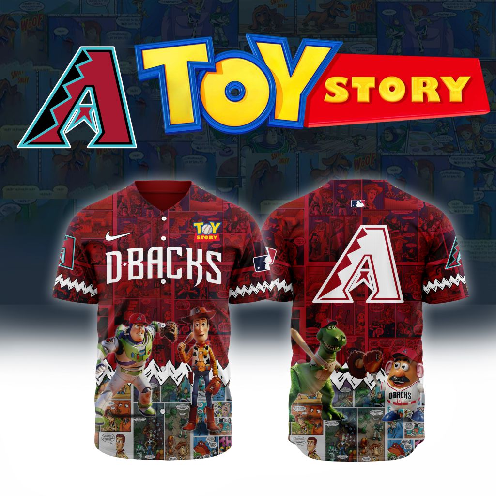 Premium Mlb Arizona Diamondbacks X Toy Story Custom Baseball Jersey