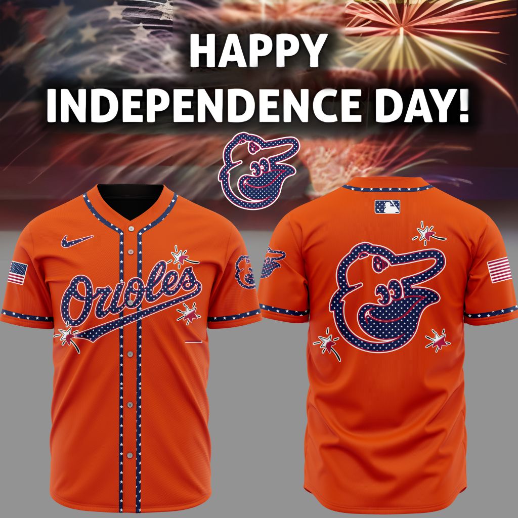 Premium Mlb Baltimore Orioles Happy Independence Day Custom Baseball Jersey