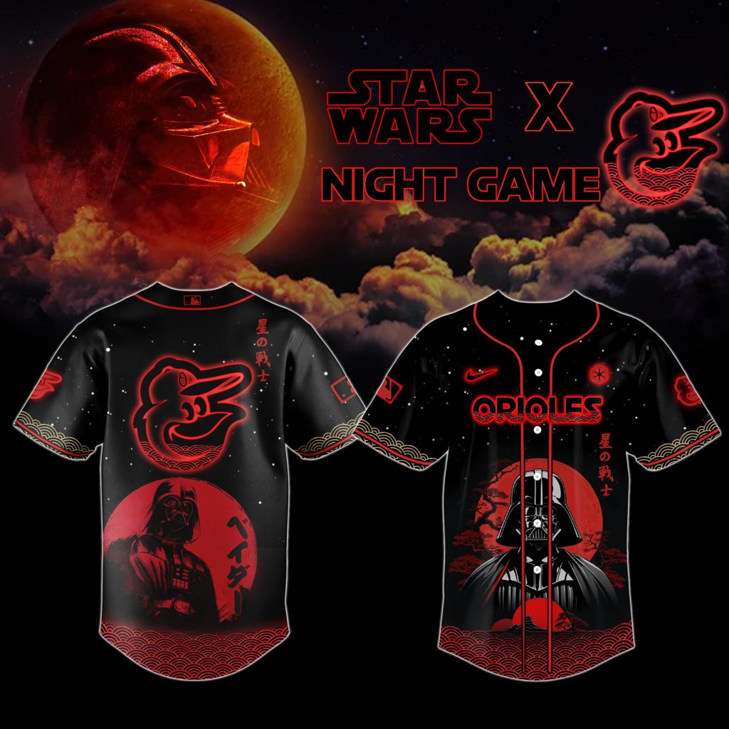 Premium Mlb Baltimore Orioles X Star Wars Custom Baseball Jersey