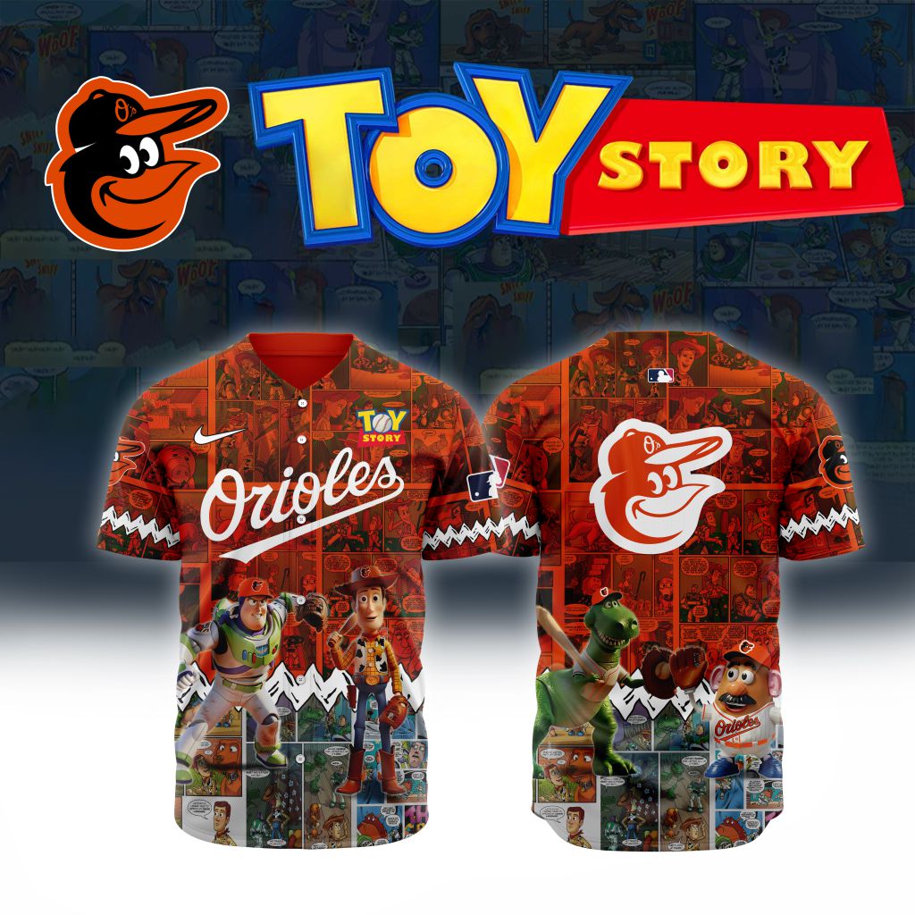 Premium Mlb Baltimore Orioles X Toy Story Custom Baseball Jersey