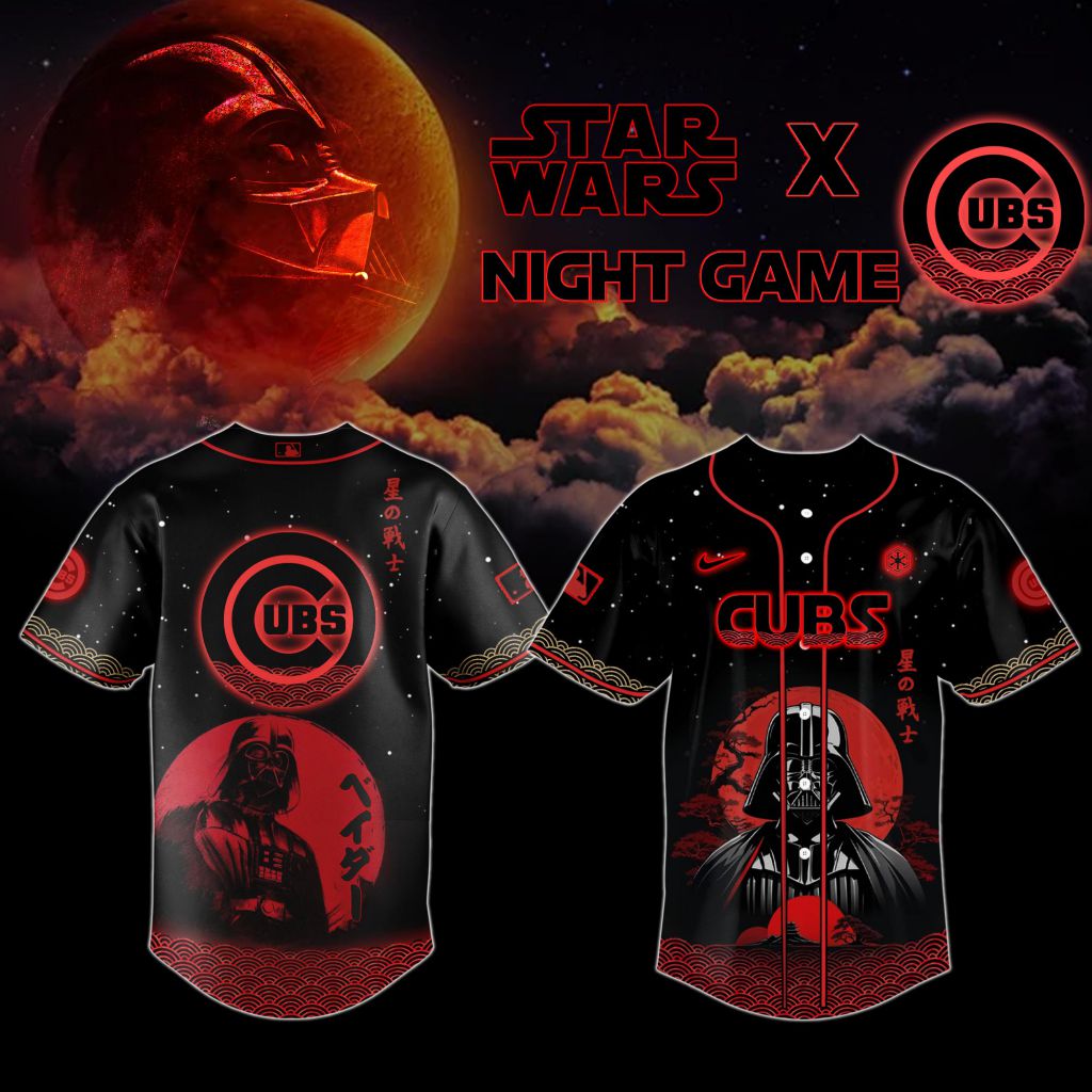 Premium Mlb Chicago Cubs X Star Wars Custom Baseball Jersey