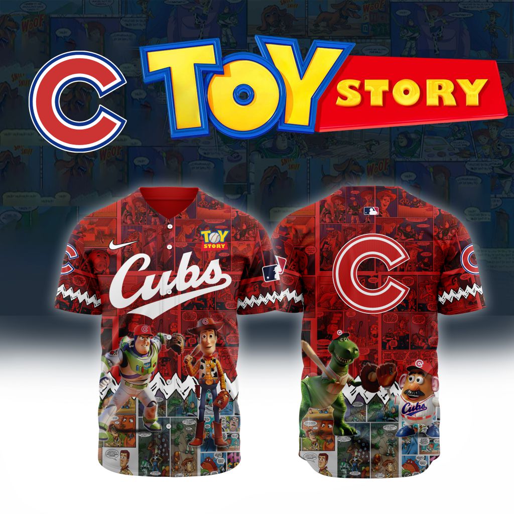 Premium Mlb Chicago Cubs X Toy Story Custom Baseball Jersey
