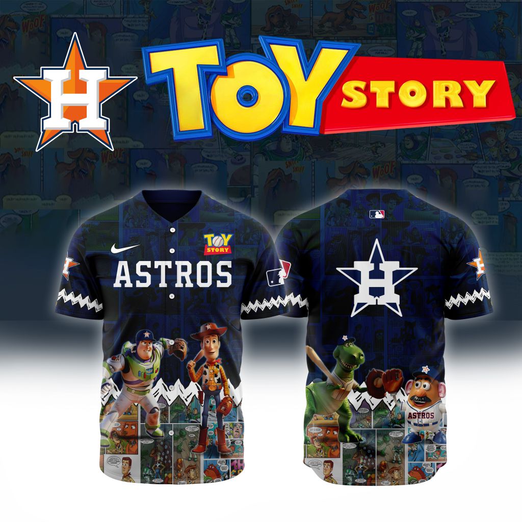 Premium Mlb Houston Astros X Toy Story Custom Baseball Jersey