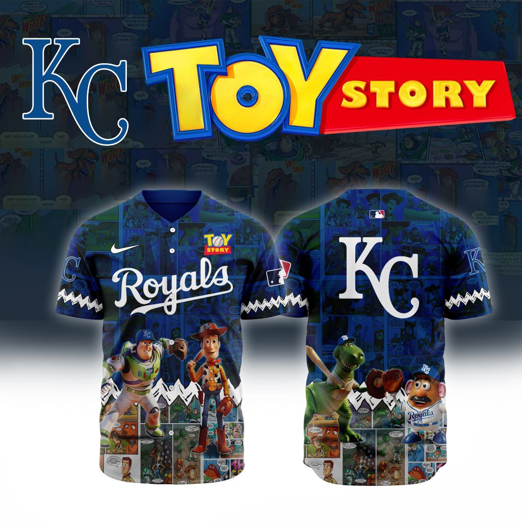 Premium Mlb Kansas City Royals X Toy Story Custom Baseball Jersey
