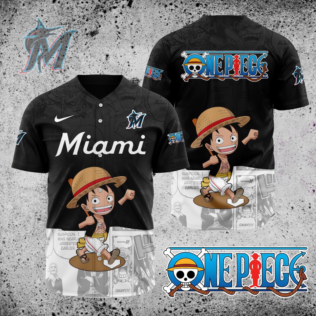 Premium Mlb Miami Marlins X One Piece Custom Baseball Jersey
