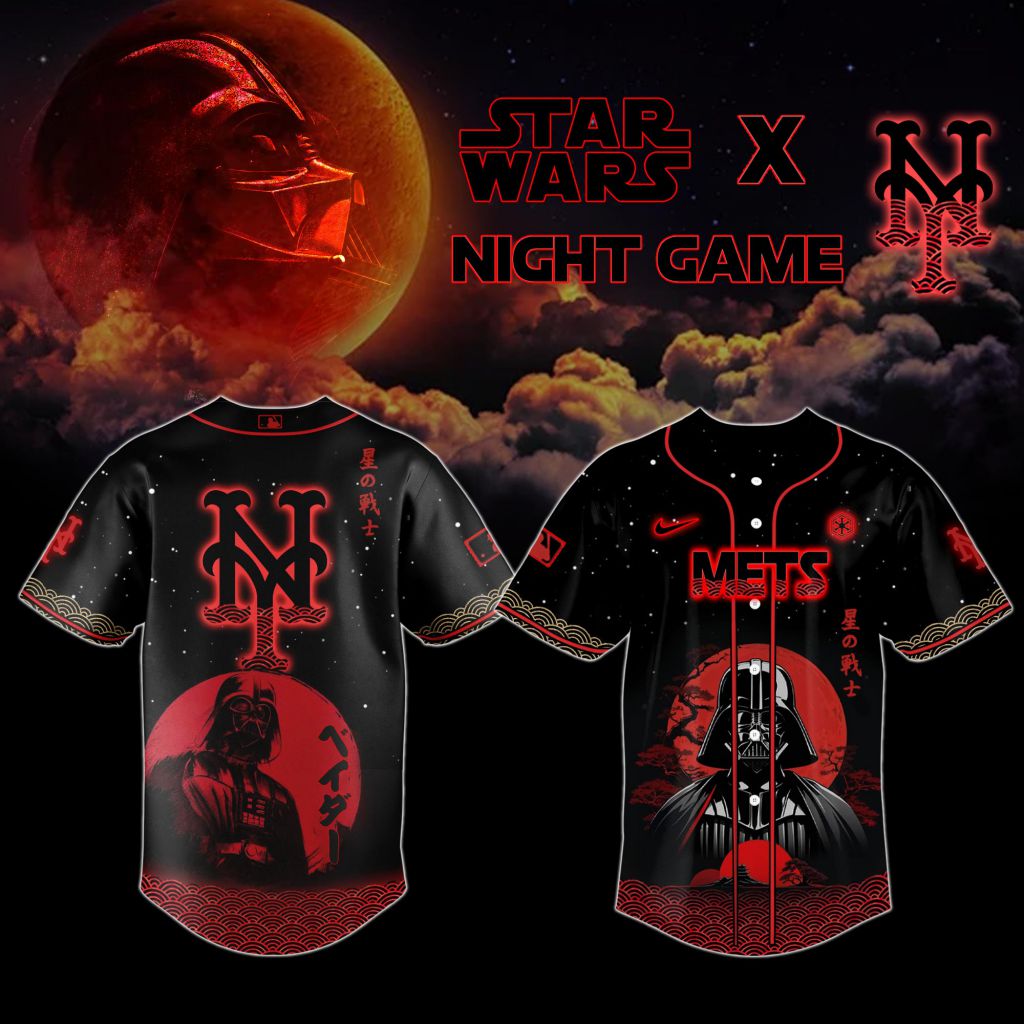 Premium Mlb New York Mets X Star Wars Custom Baseball Jersey