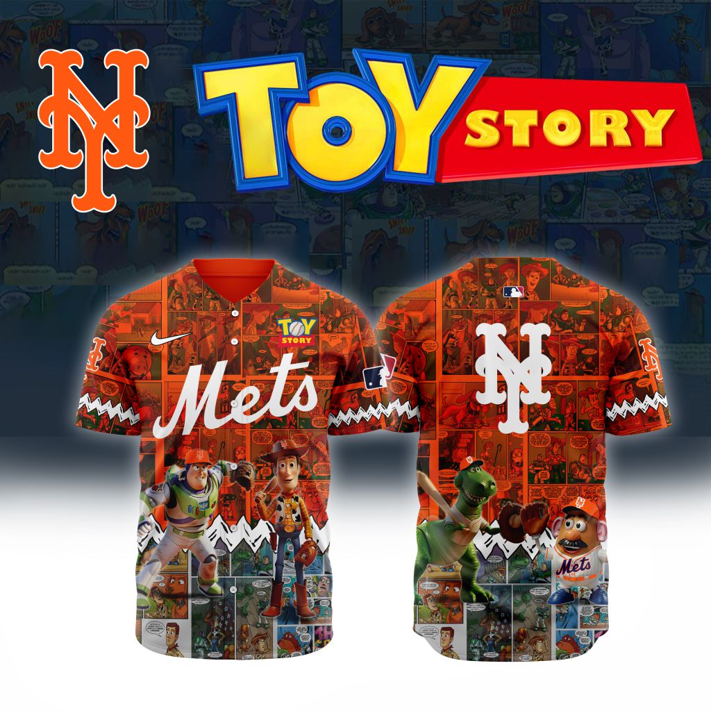 Premium Mlb New York Mets X Toy Story Custom Baseball Jersey