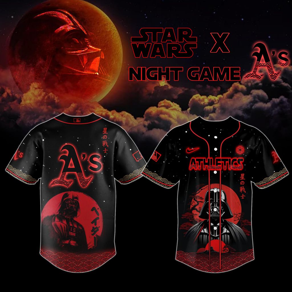 Premium Mlb Oakland Athletics X Star Wars Custom Baseball Jersey