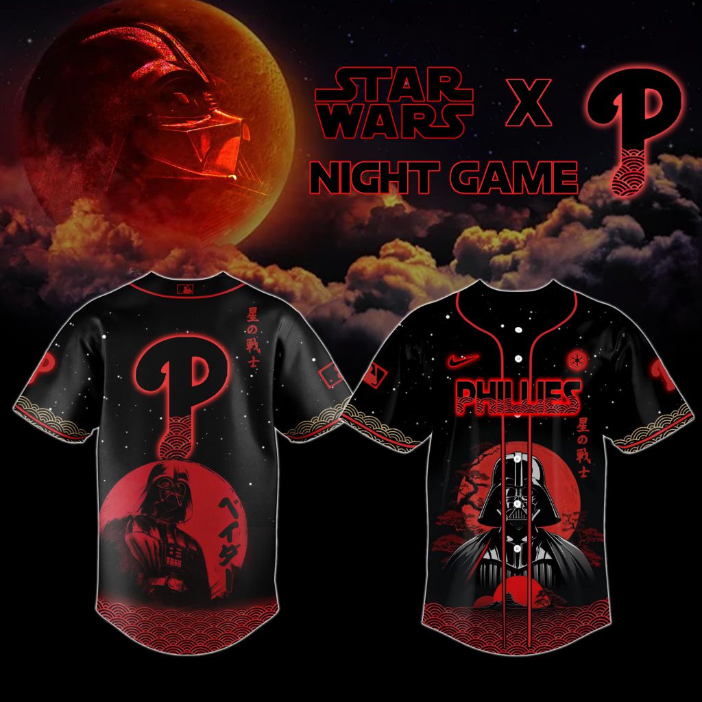 Premium Mlb Philadelphia Phillies X Star Wars Custom Baseball Jersey
