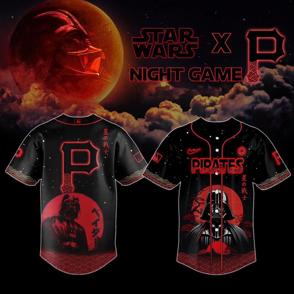 Premium Mlb Pittsburgh Pirates X Star Wars Custom Baseball Jersey