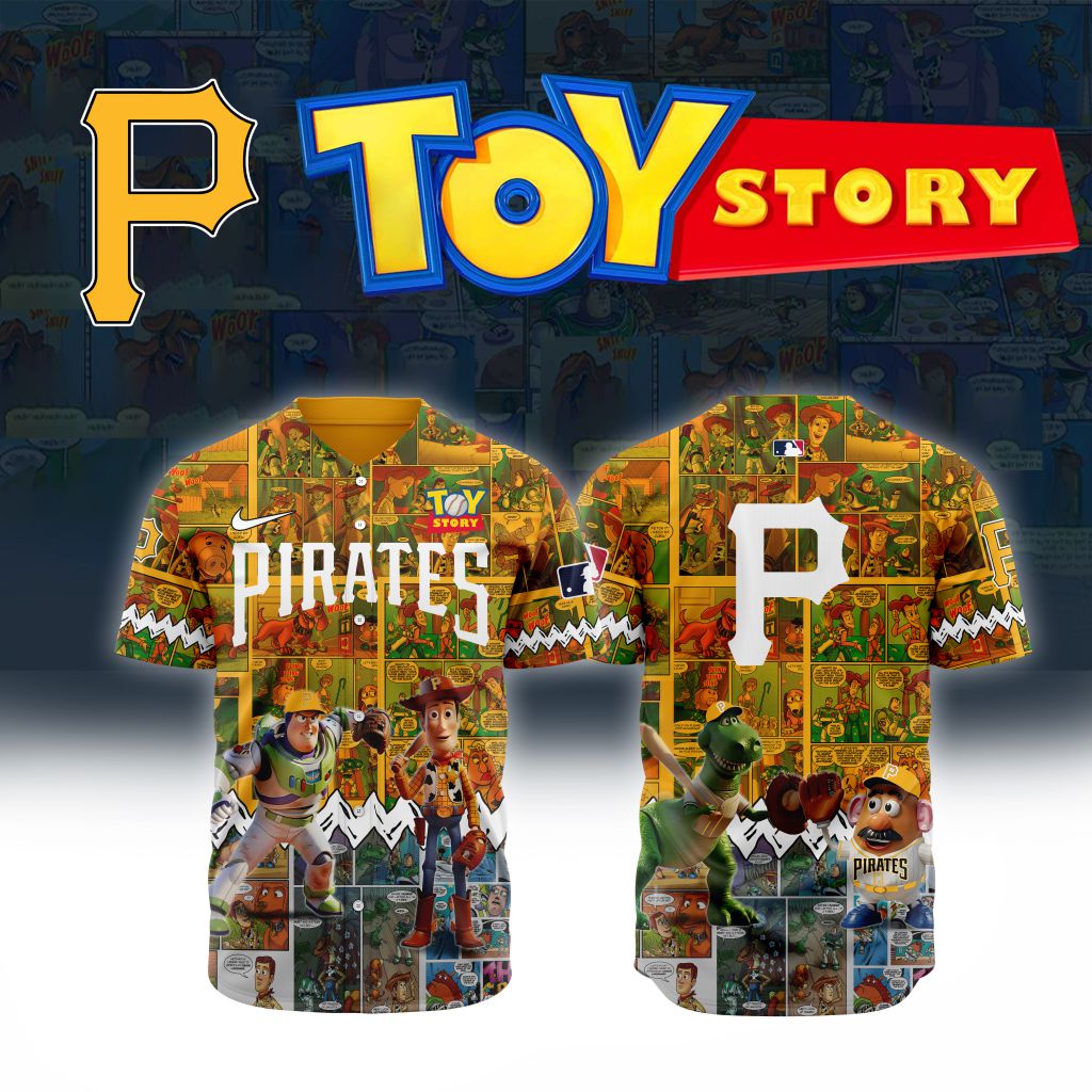 Premium Mlb Pittsburgh Pirates X Toy Story Custom Baseball Jersey