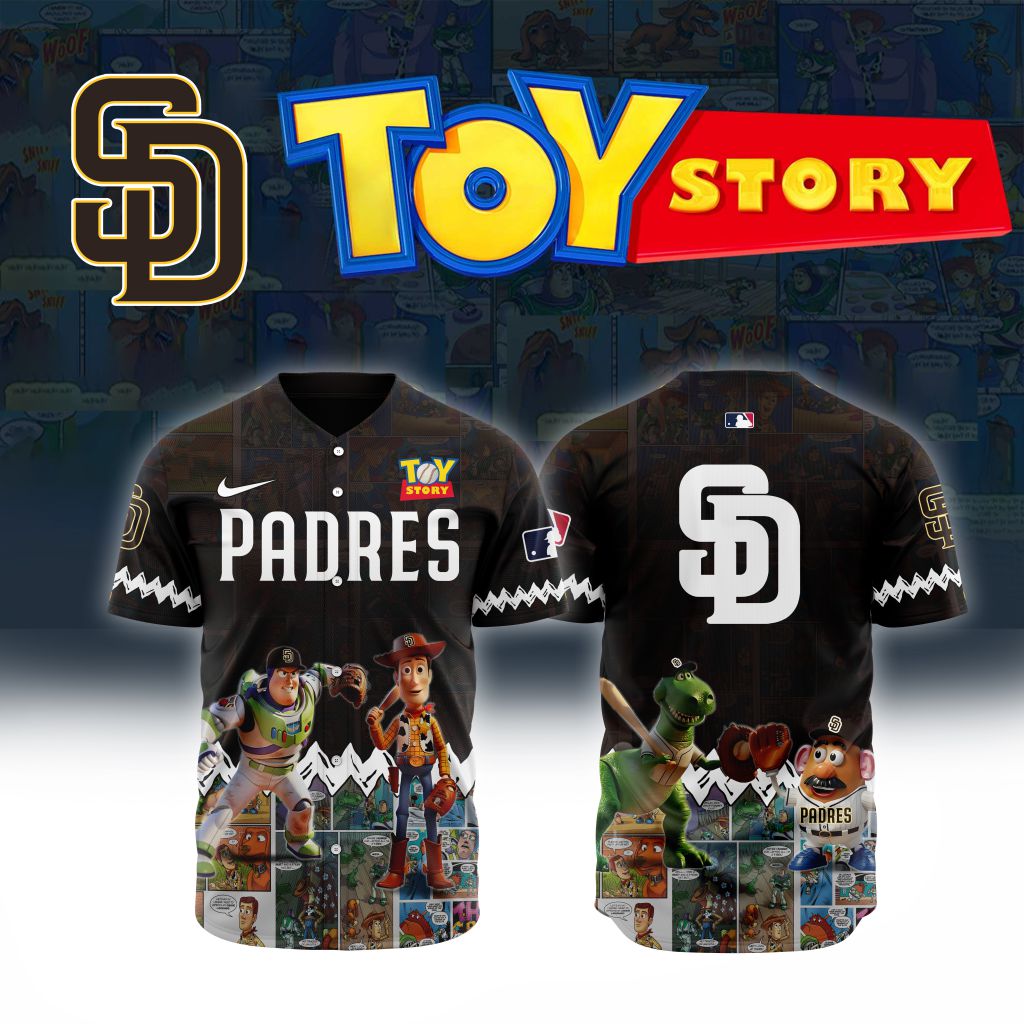 Premium Mlb San Diego Padres X Toy Story Custom Baseball Jersey