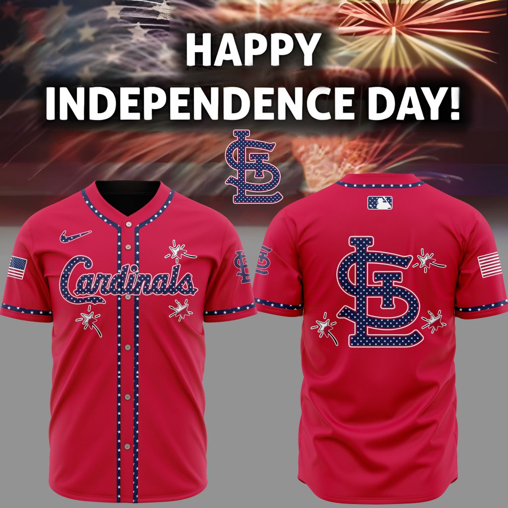 Premium Mlb St. Louis Cardinals Happy Independence Day Custom Baseball Jersey