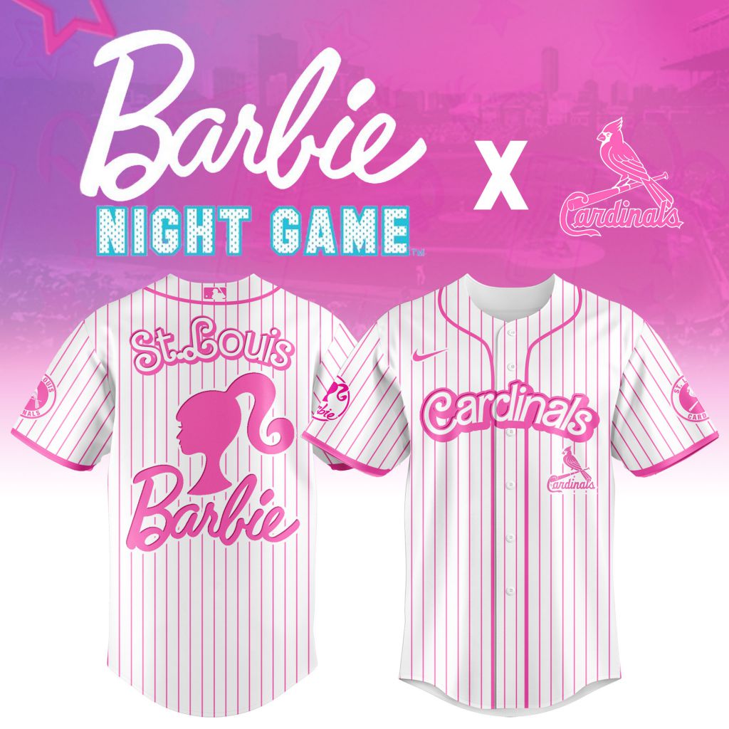 Premium Mlb St. Louis Cardinals X Barbie Custom Baseball Jersey