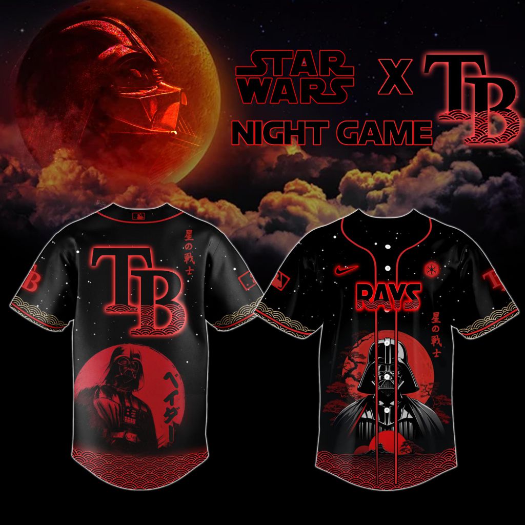 Premium Mlb Tampa Bay Rays X Star Wars Custom Baseball Jersey