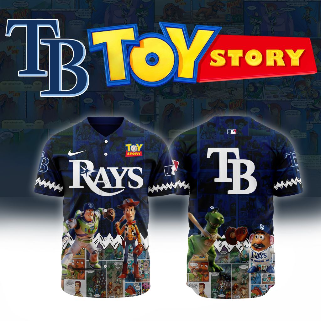 Premium Mlb Tampa Bay Rays X Toy Story Custom Baseball Jersey