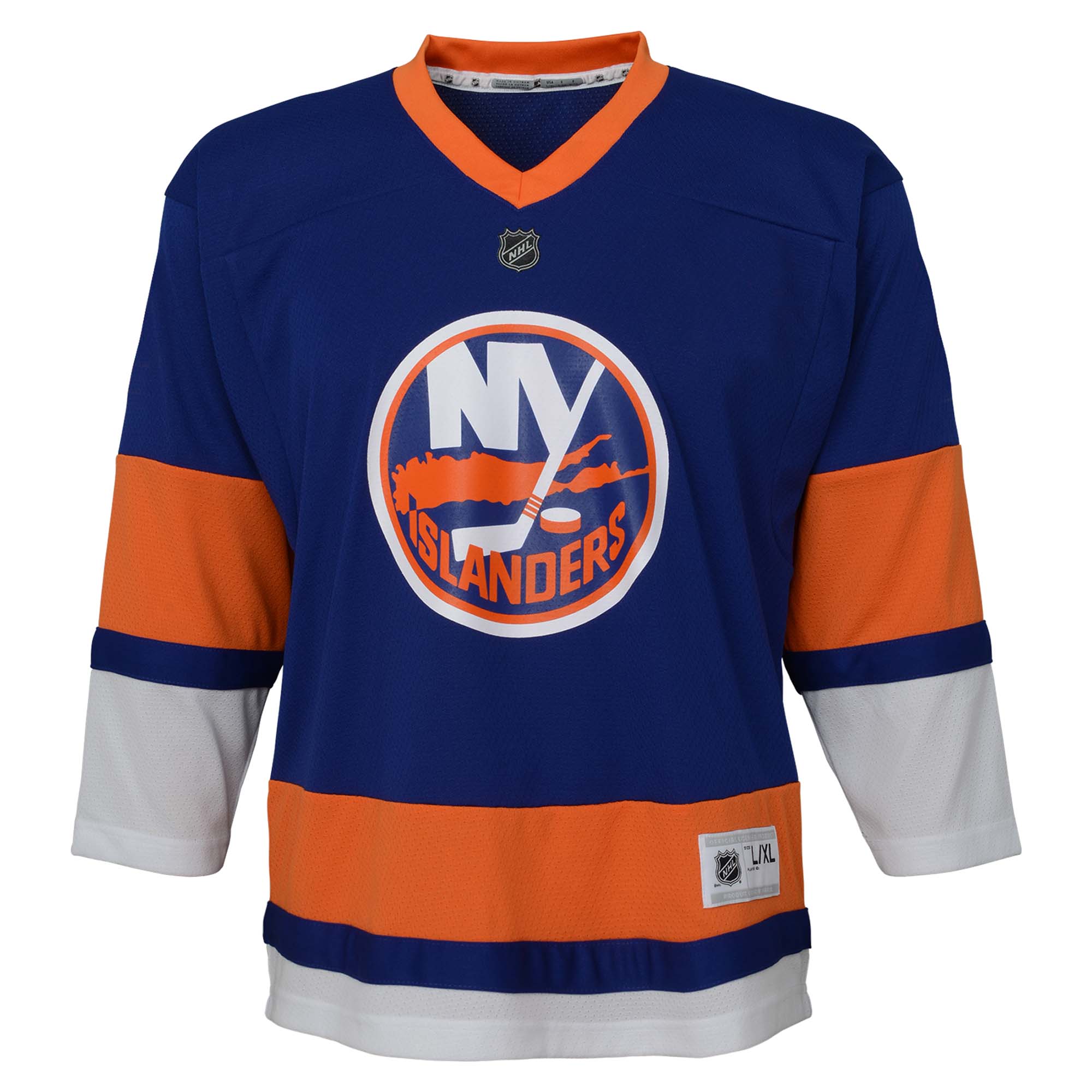 Alternative view of Preschool New York Islanders Blue Home Hockey Jersey - JS692 