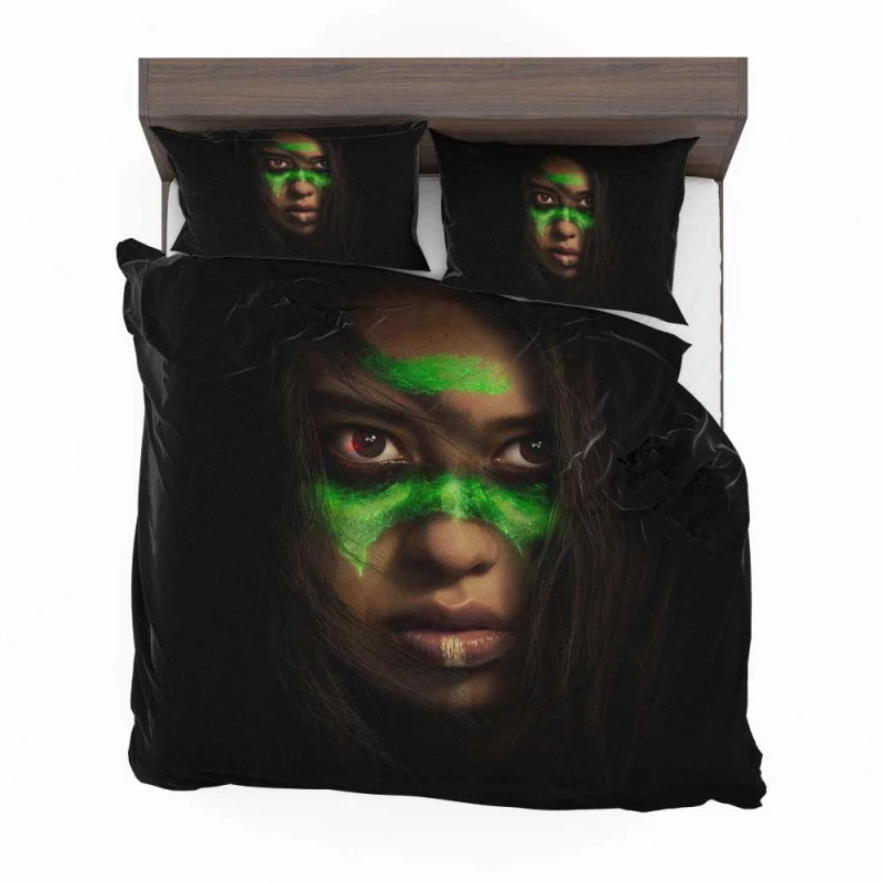 Alternative view of Prey Movie Amber Midthunder Bedding Set - Custom Bedding Set