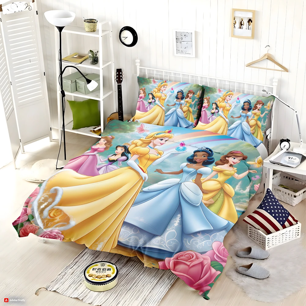 Princess Garden Dreams In Bloom Bedding Set - Custom Bedding Set