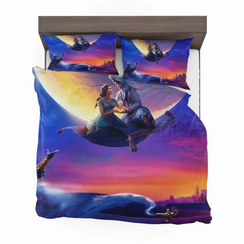 Alternative view of Princess Jasmine Will Smith In Aladdin Movie Bedding Set - Custom Bedding Set