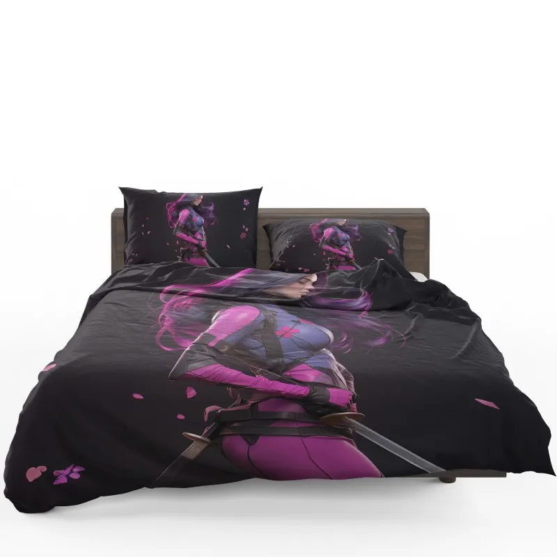 Psylocke Marvelous Mutant Bedding Set - Custom Bedding Set