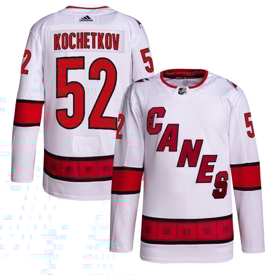 Pyotr Kochetkov 52 Carolina Hurricanes Away Primegreen Hockey Jersey - Men, White - JS858 