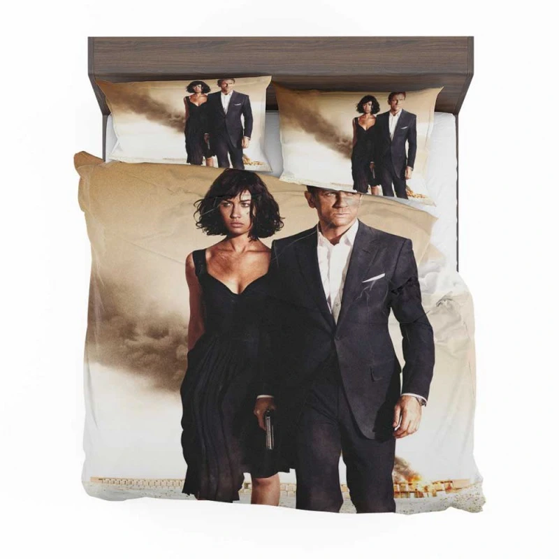 Alternative view of Quantum Of Solace Movie James Bond Bedding Set - Custom Bedding Set