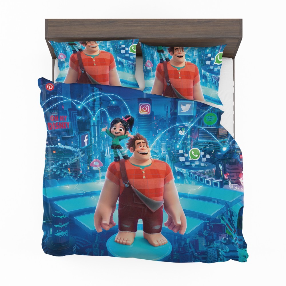 Alternative view of Ralph Breaks The Internet Movie Disney Vanellope Von Schweetz Bedding Set - Custom Bedding Set