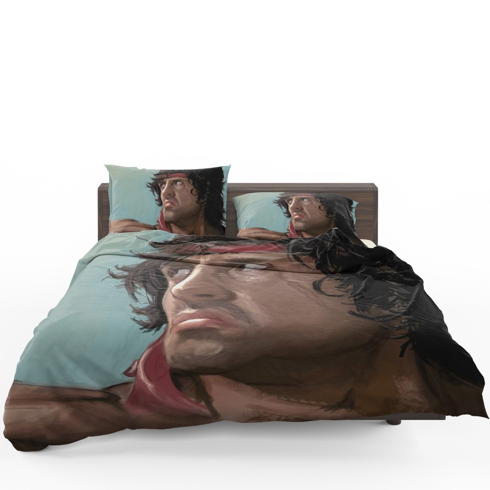 Rambo Movie Sylvester Stallone Bedding Set - Custom Bedding Set