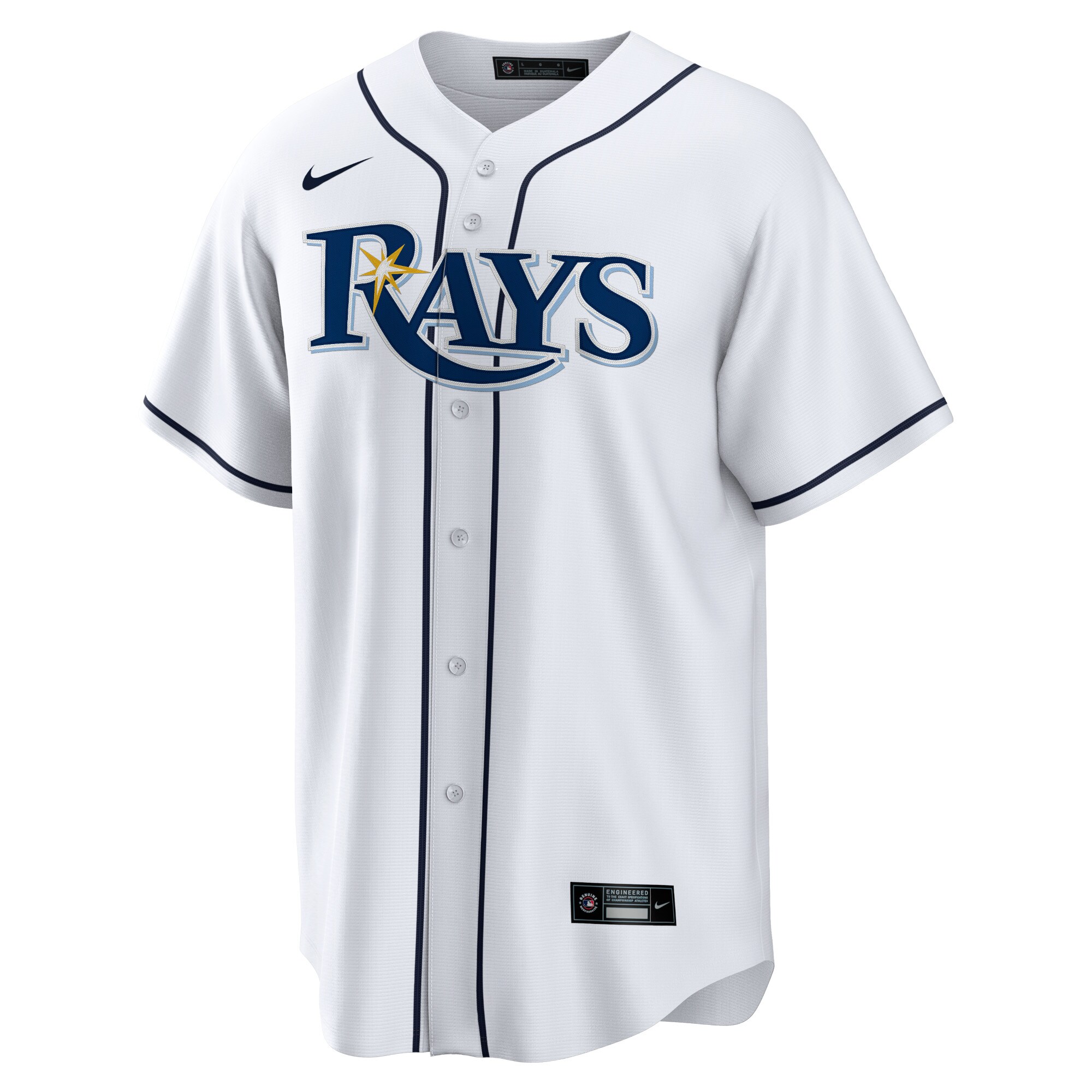 Alternative view of Randy Arozarena Tampa Bay Rays Replica Player Jersey - White