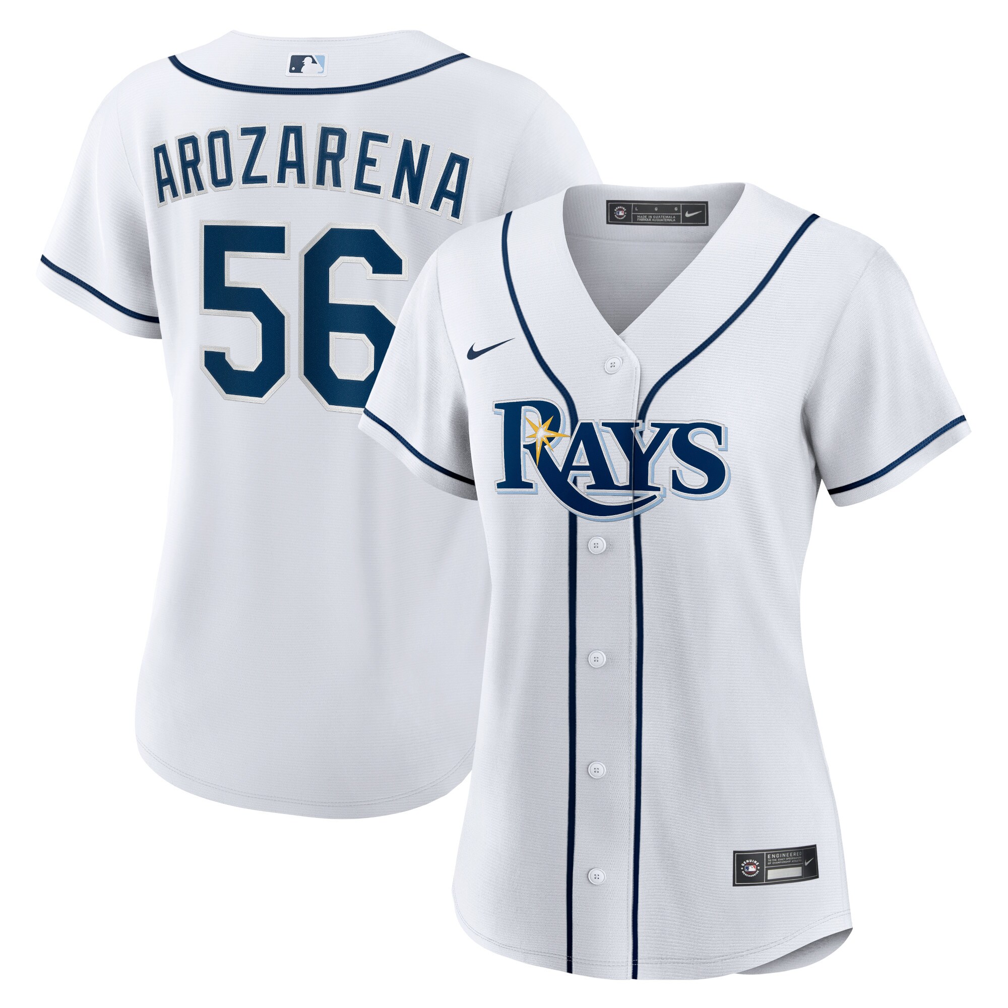 Randy Arozarena Tampa Bay Rays Women's Home Replica Player Baseball Jersey - White