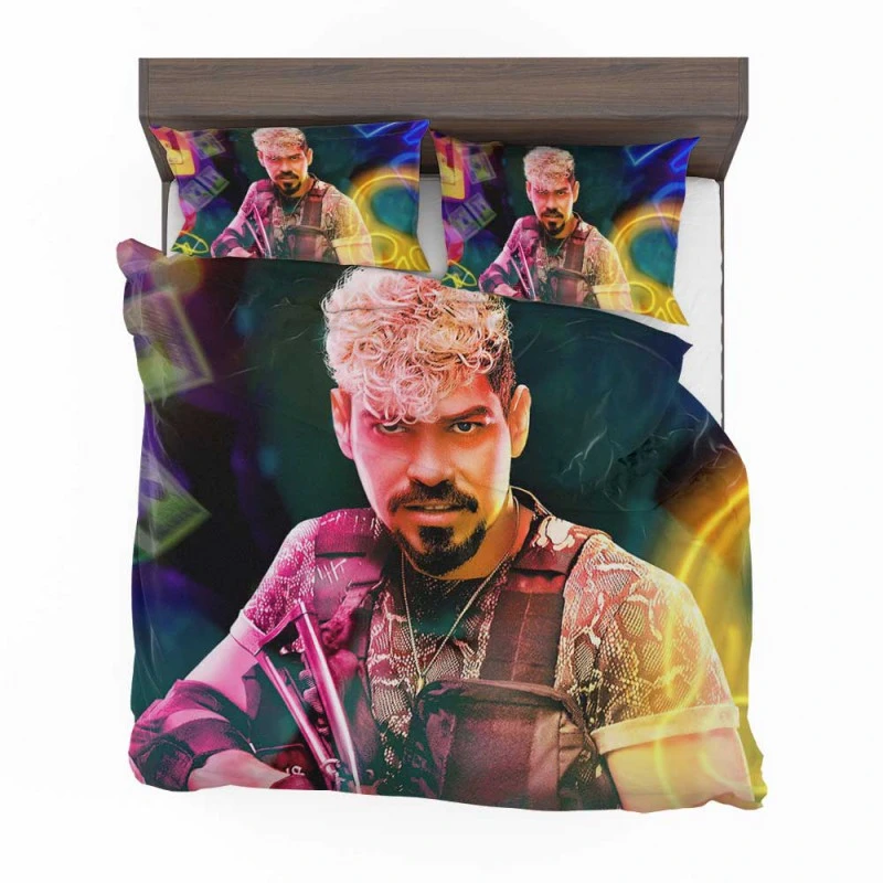 Alternative view of Raul Castillo As Mikey Guzman In Army Of The Dead Movie Bedding Set - Custom Bedding Set