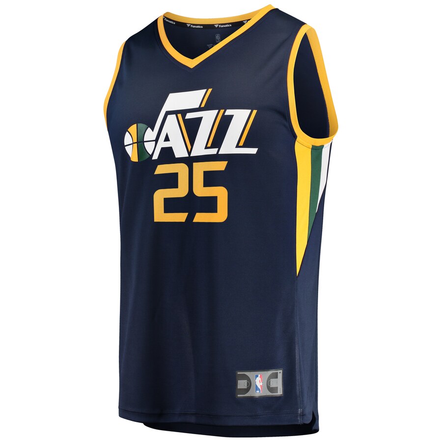 Alternative view of Raul Neto Utah Jazz Fanatics Branded Fast Break Replica Player Basketball Jersey - Icon Edition - Navy