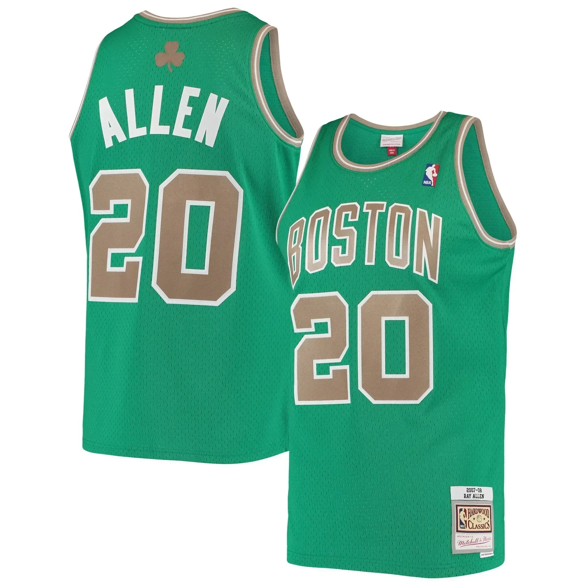 Ray Allen Boston Celtics Mitchell & Ness Hardwood Classics Swingman Basketball Jersey - Kelly Green - JS667