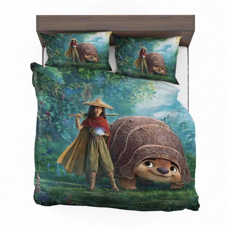 Alternative view of Raya And The Last Dragon Movie Bedding Set - Custom Bedding Set