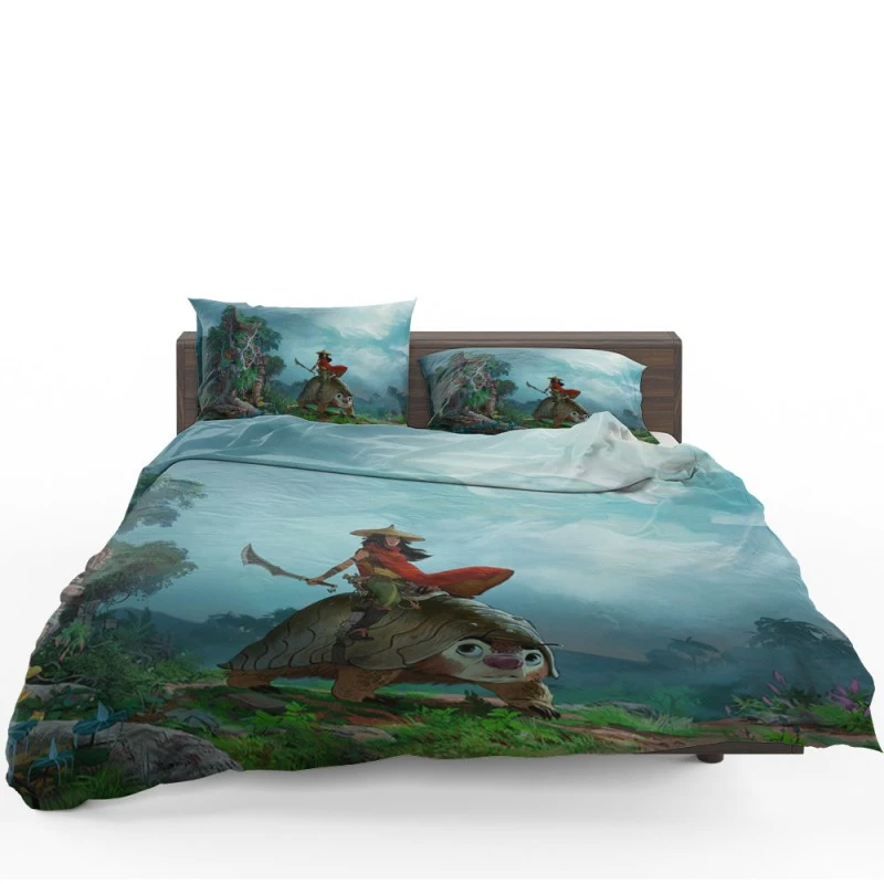Raya And The Last Dragon Movie Cast Poster Bedding Set - Custom Bedding Set