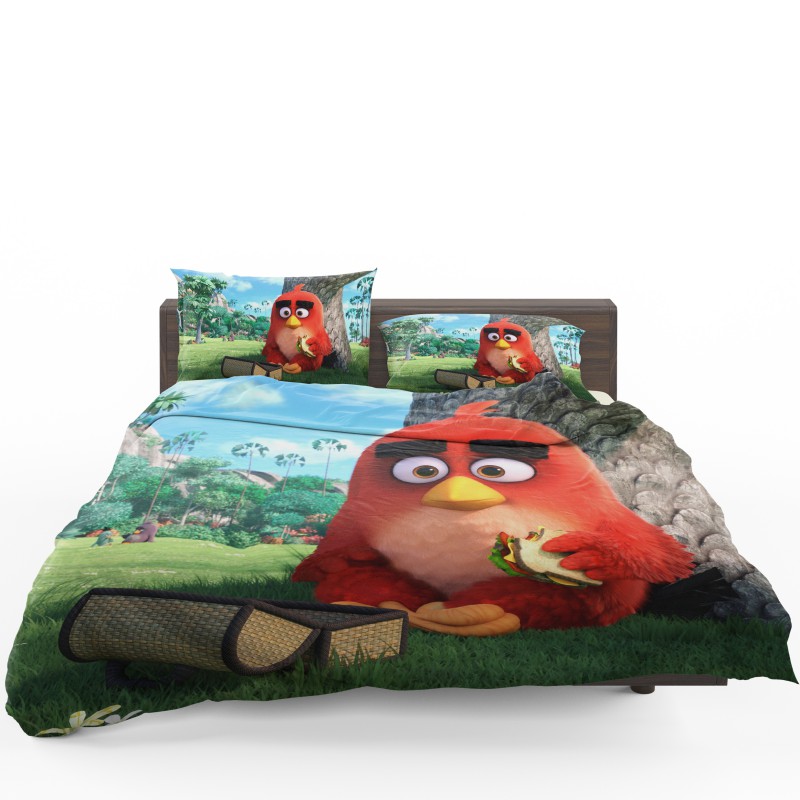 Red Angry Birds Movie Bedding Set - Custom Bedding Set