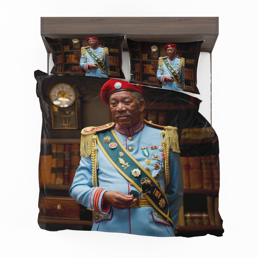 Alternative view of RED Movie Joe Matheson Morgan Freeman Bedding Set - Custom Bedding Set