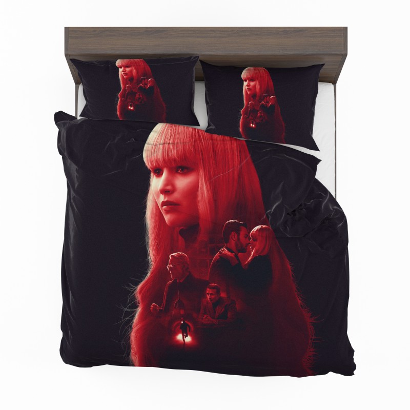 Alternative view of Red Sparrow Movie Bedding Set - Custom Bedding Set