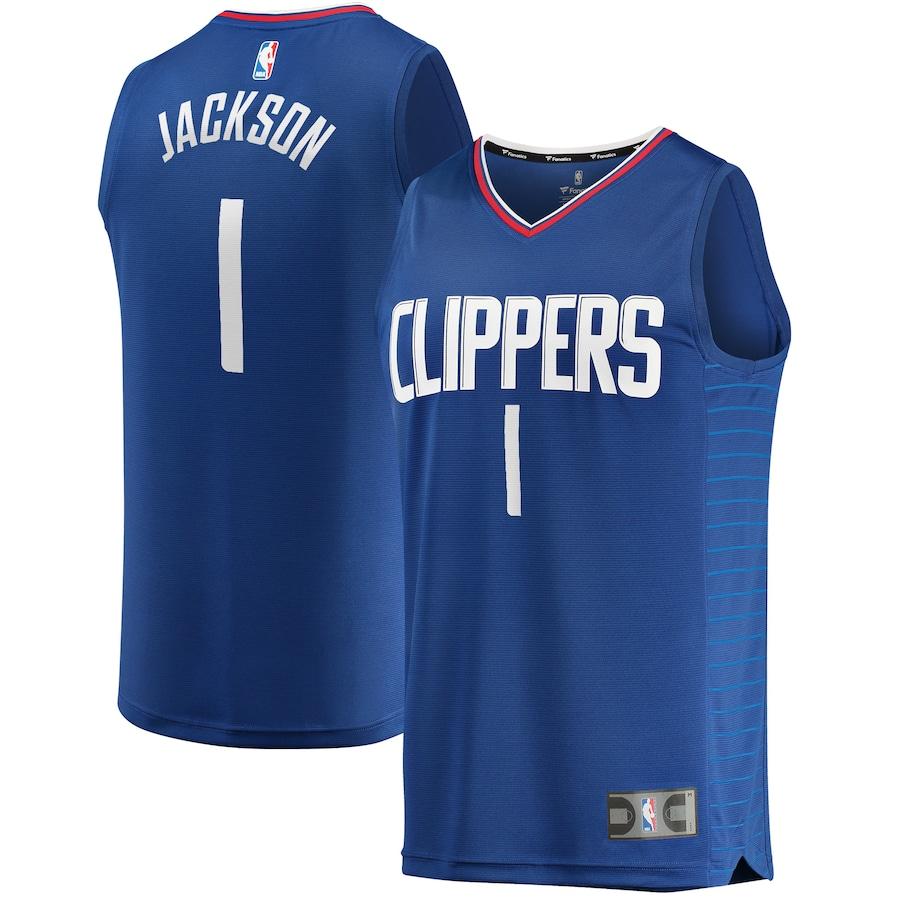 Reggie Jackson La Clippers Fanatics Branded Fast Break Player Basketball Jersey - Icon Edition - Royal